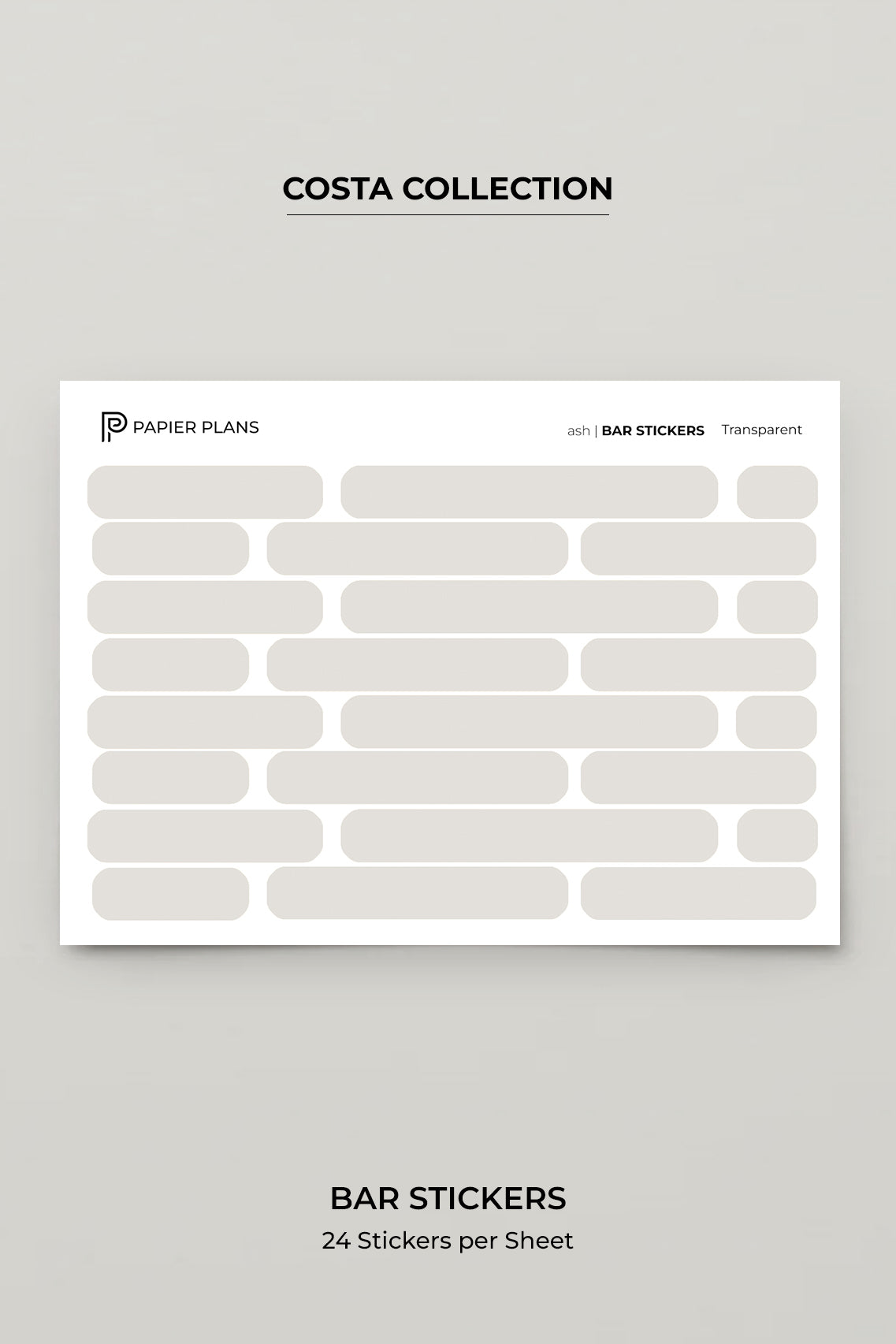 Bar stickers - Costa Collection