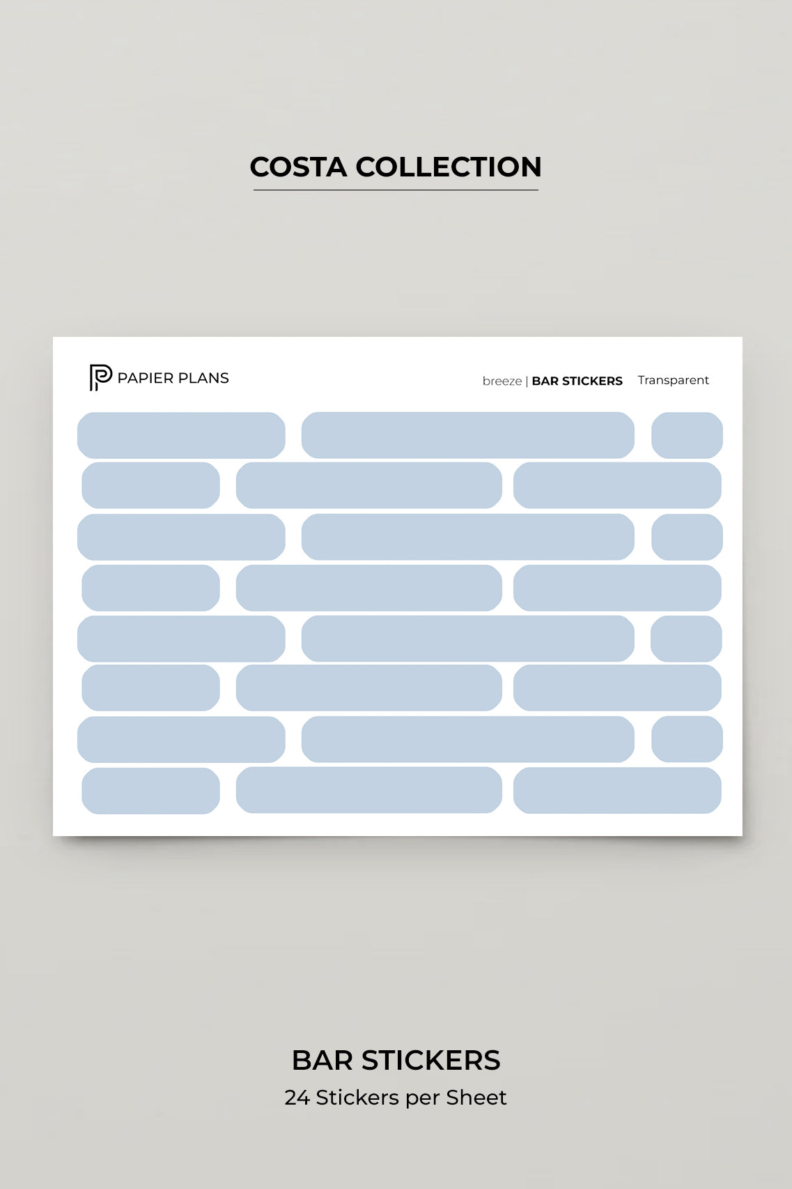 Bar stickers - Costa Collection
