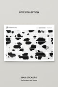 Bar stickers - Cow
