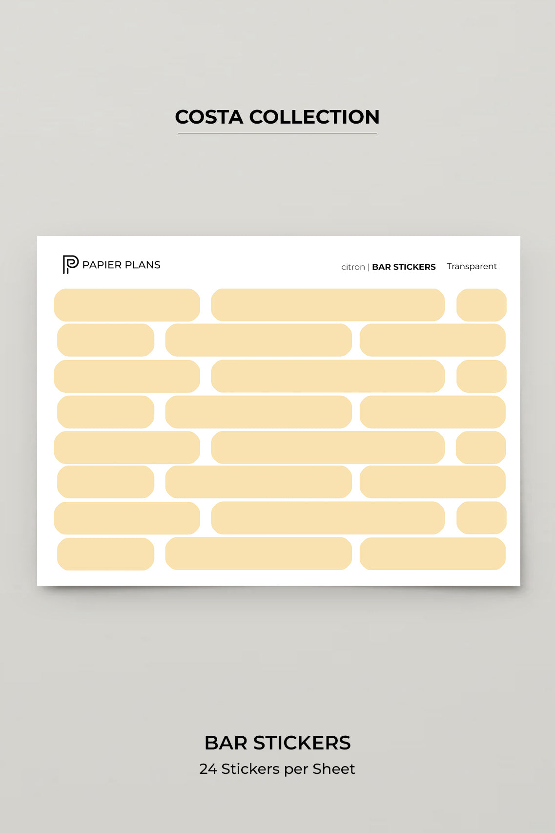 Bar stickers - Costa Collection
