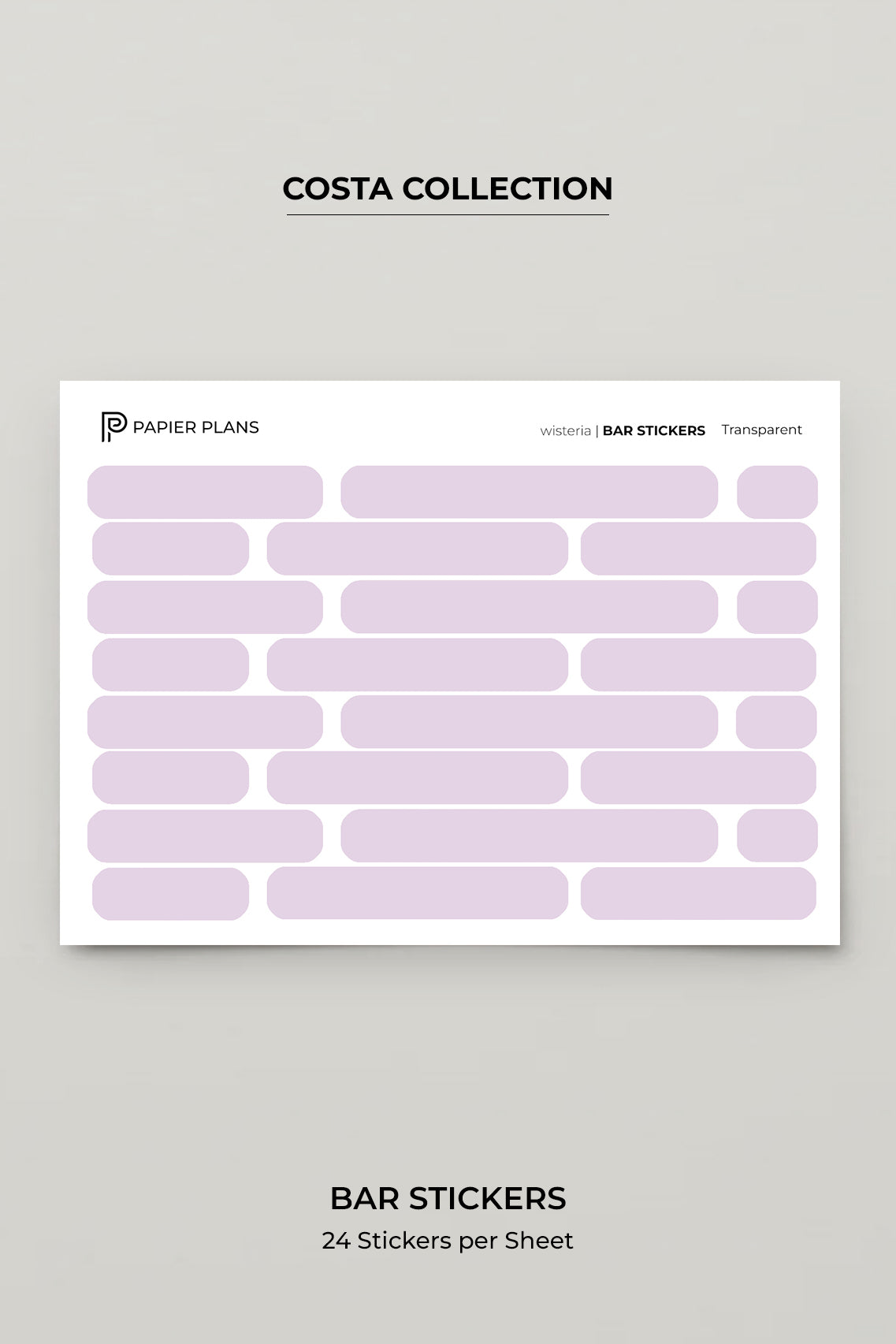 Bar stickers - Costa Collection