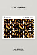 Bar Stickers - Carey Print