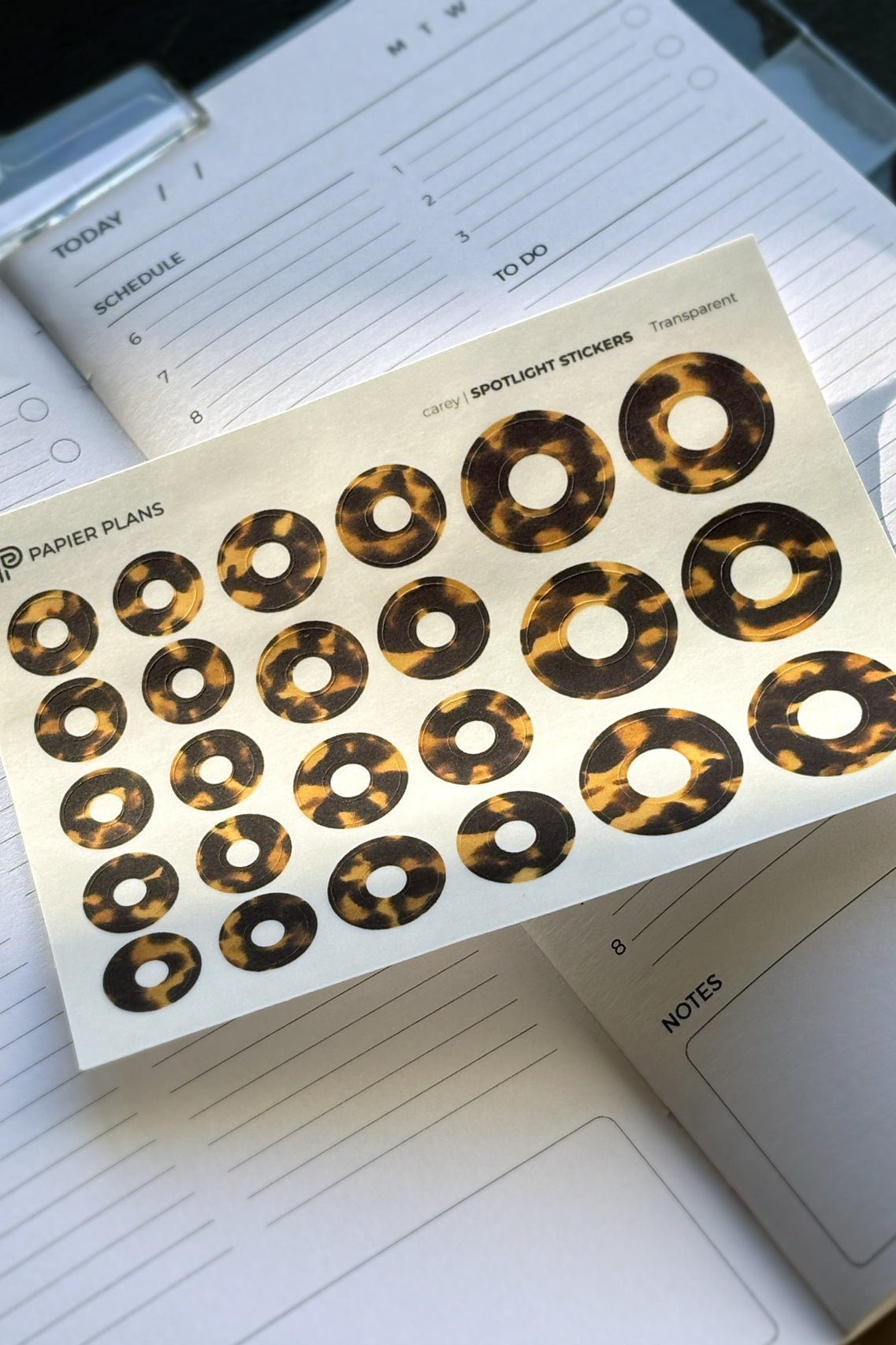 Spotlight Stickers - Carey Print