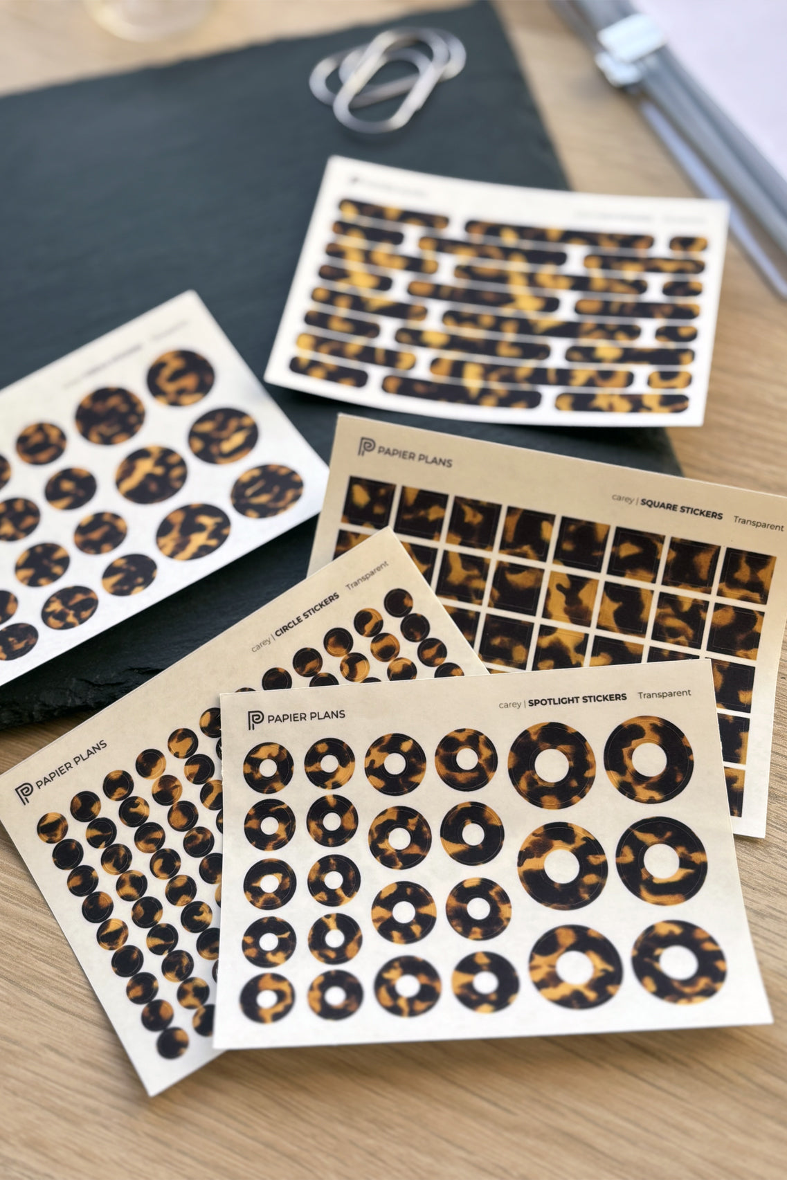 Circle Stickers - Carey Print