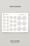 Circle stickers - Costa Collection