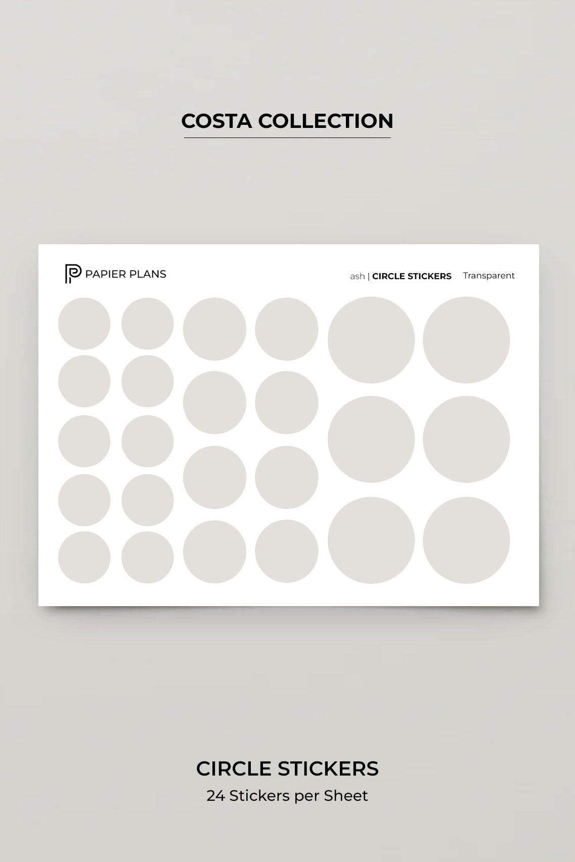 Circle stickers - Costa Collection