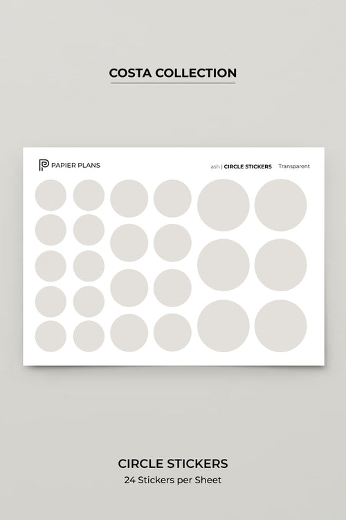 Circle stickers - Costa Collection