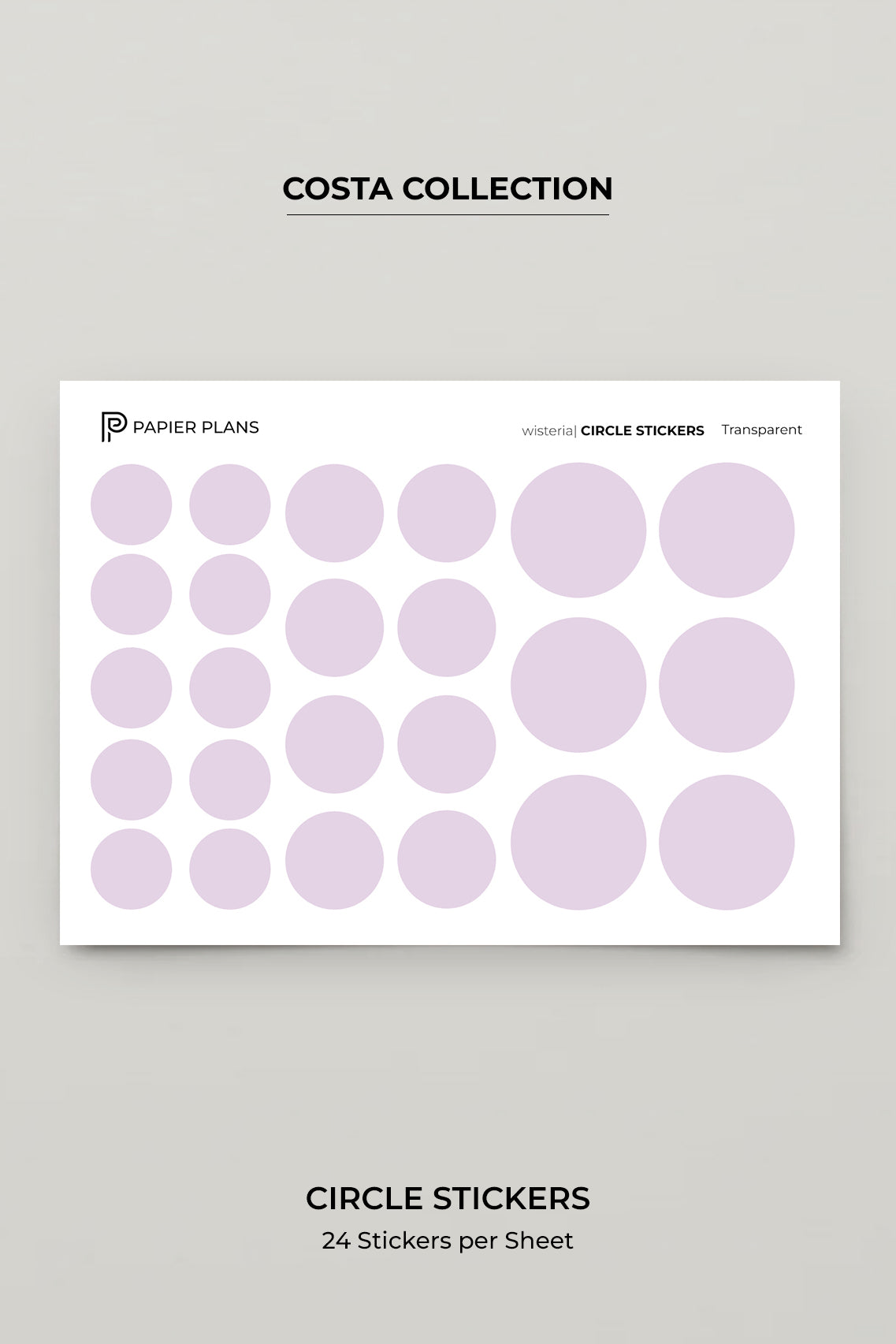 Circle stickers - Costa Collection