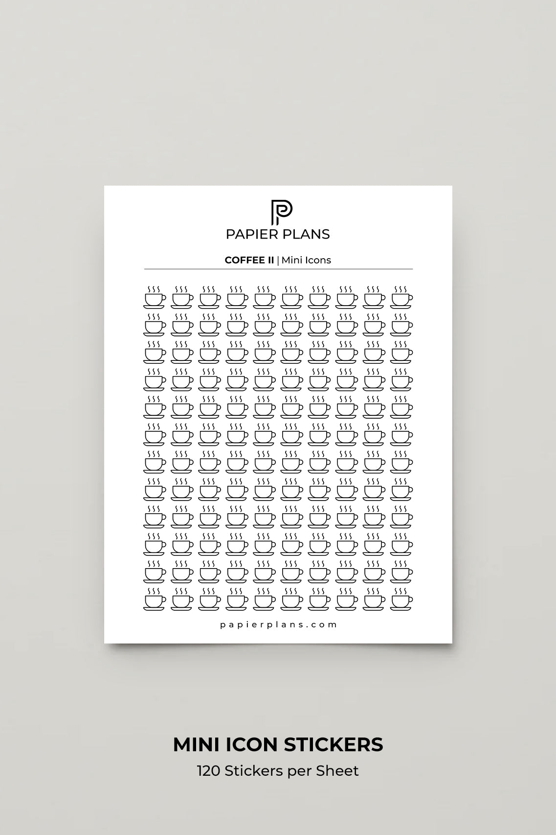 Mini Icons - Coffee (Option 2)