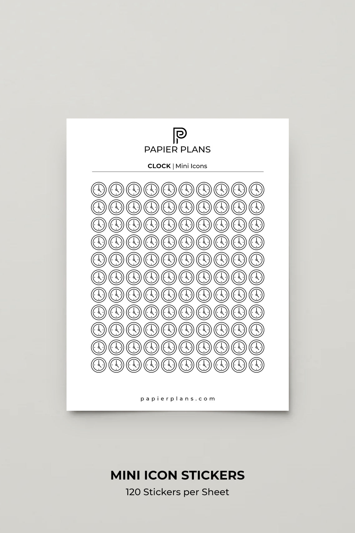 Mini Icons - Clock