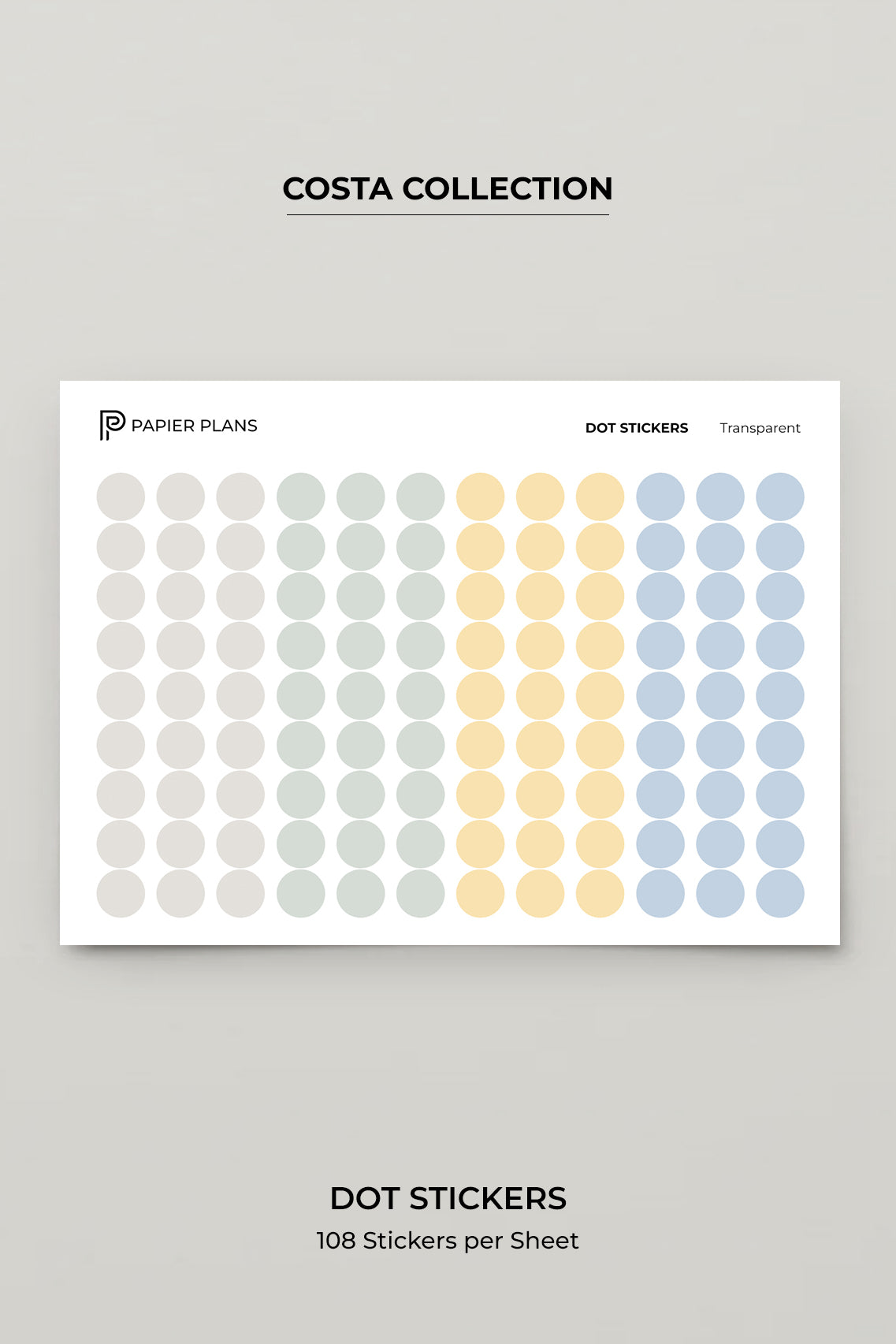 Dot stickers - Costa Collection