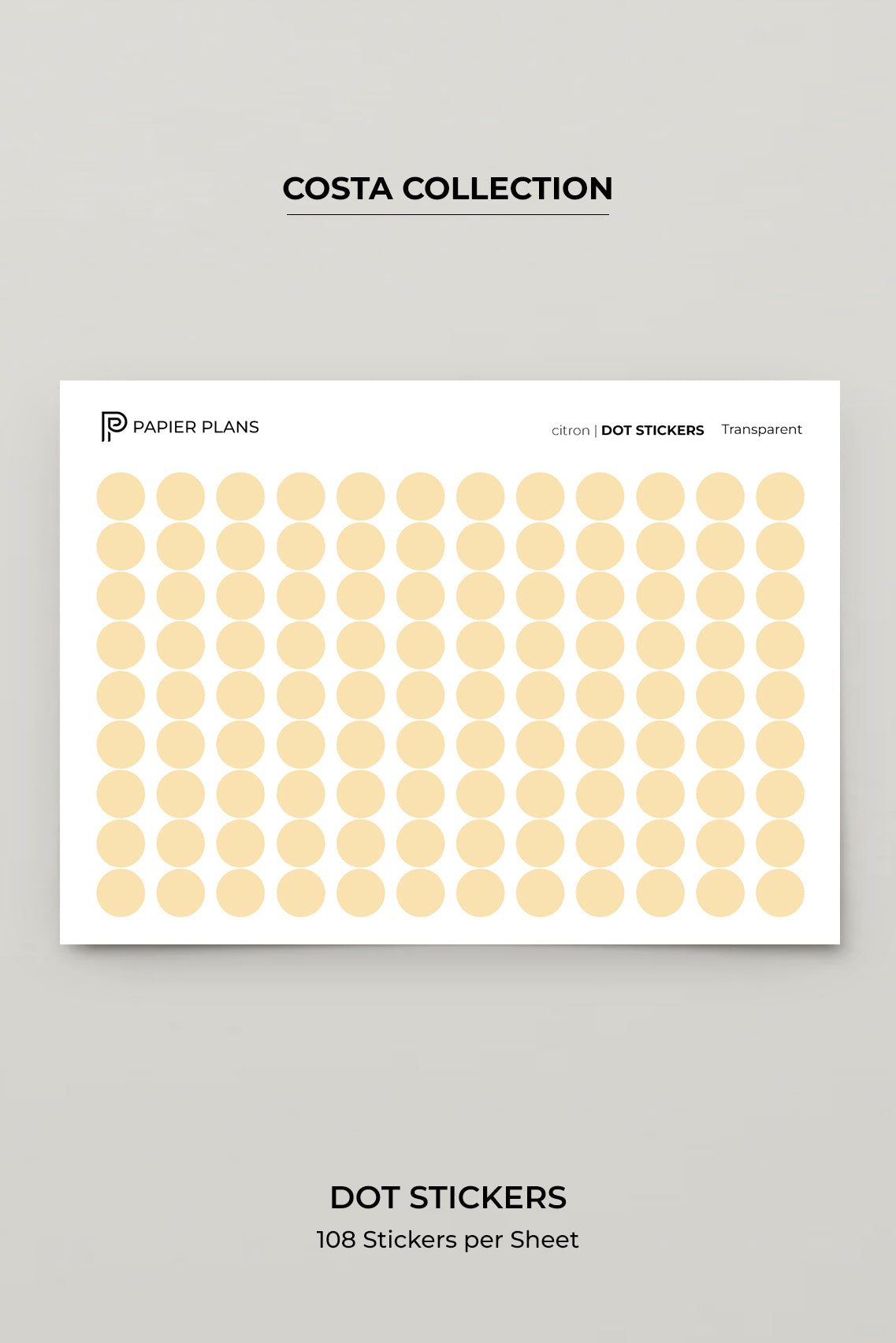 Dot stickers - Costa Collection