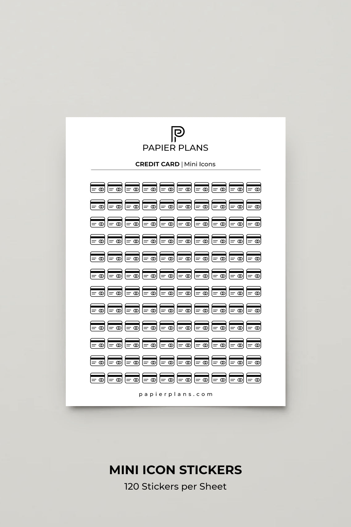 Mini Icons - Credit Card