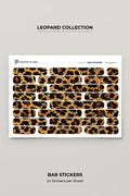 Bar Stickers - Leopard Print