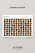 Dot Stickers - Leopard Print