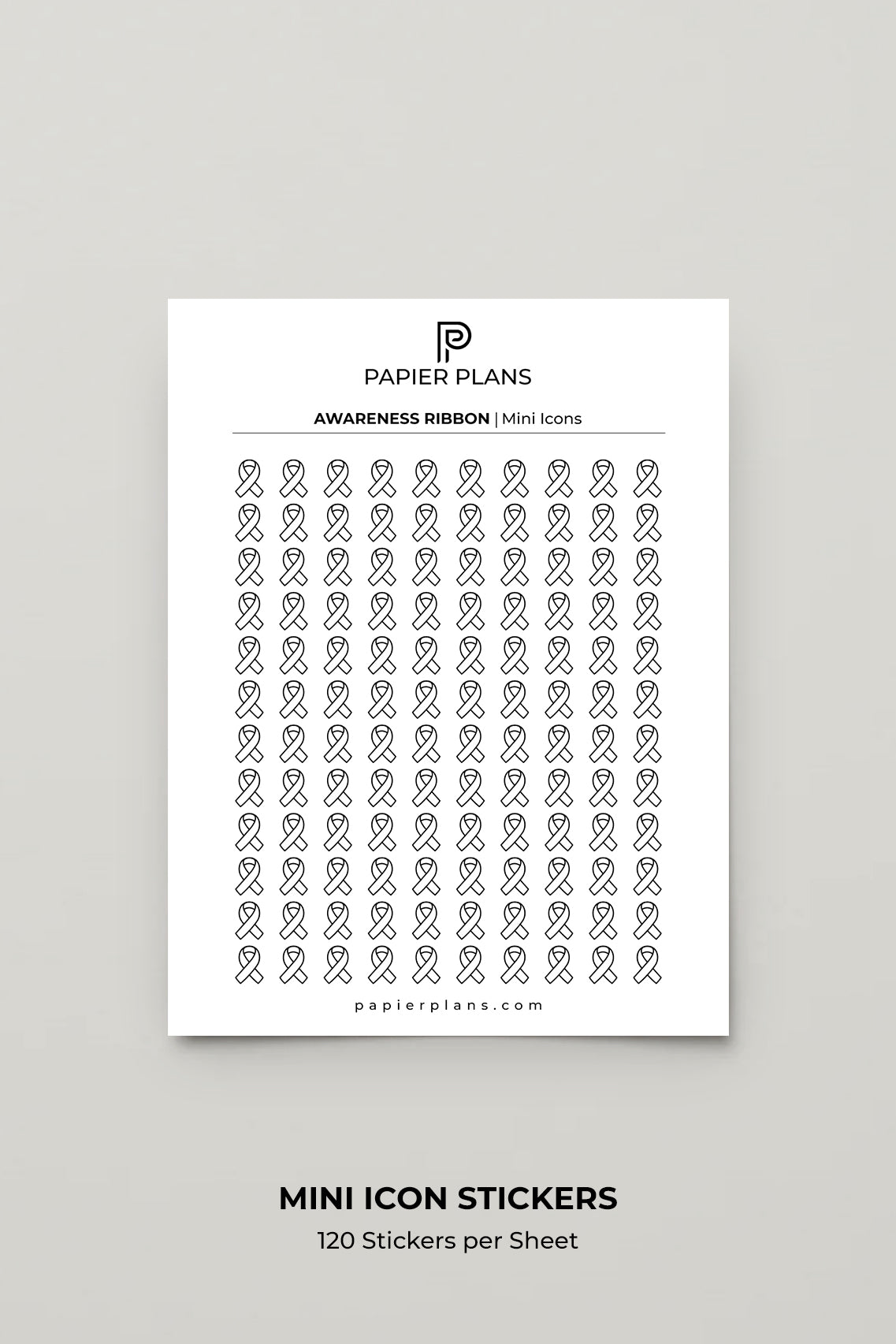 Mini Icons - Awareness Ribbon