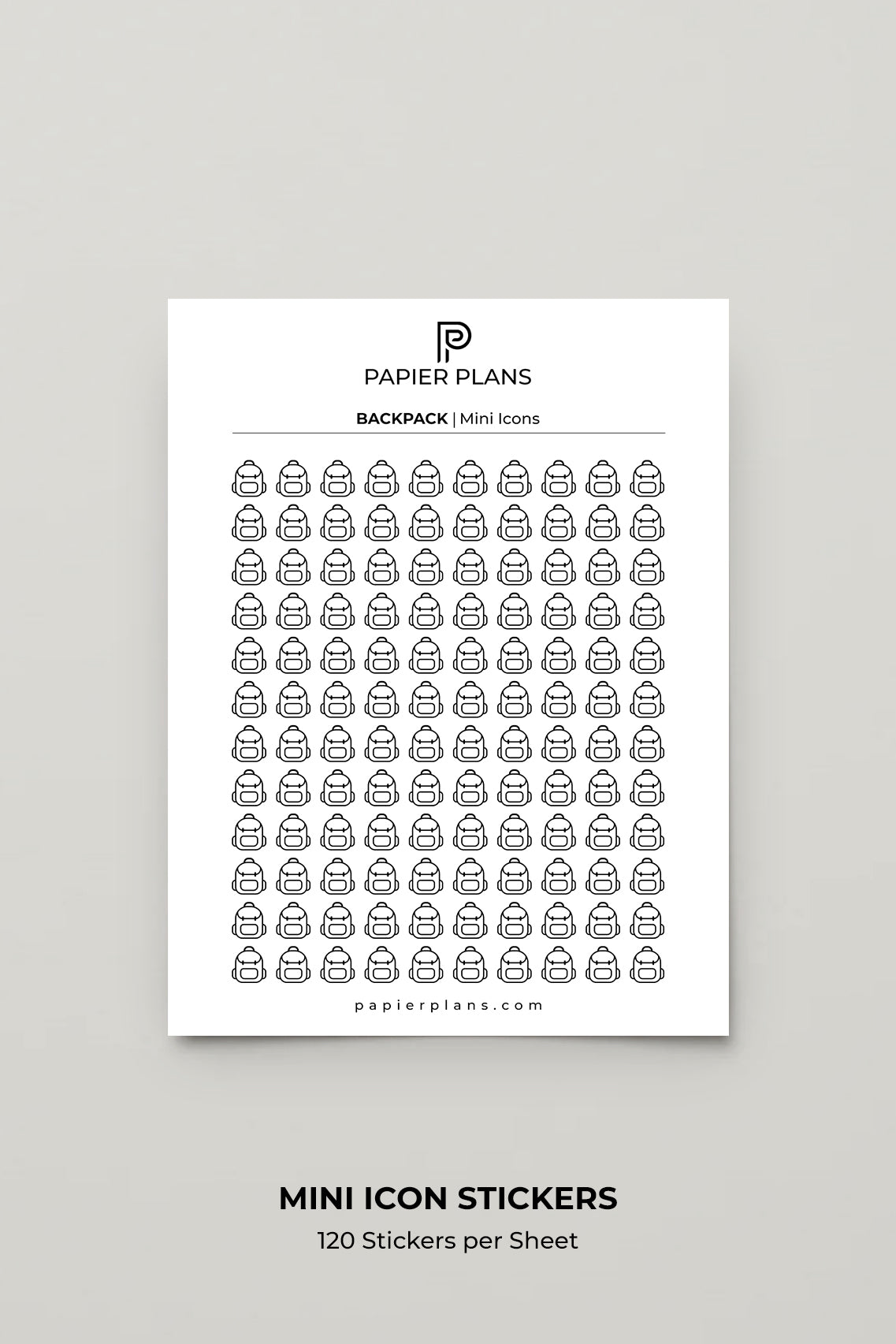 Mini Icons - Backpack