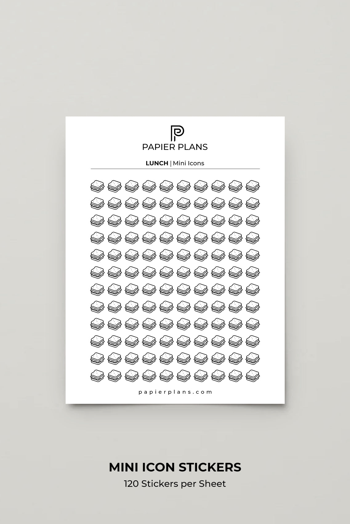 Mini Icons - Lunch