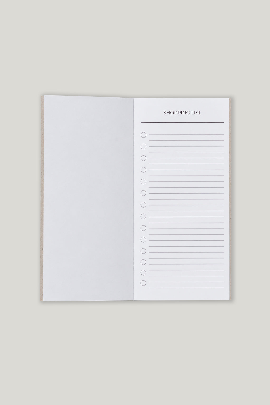 Sidebar Notepad - Shopping List