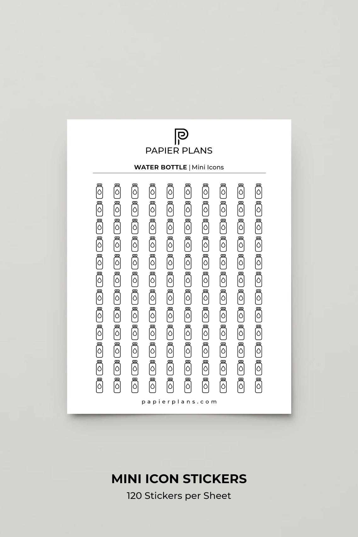 Mini Icons - Water Bottle