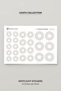 Spotlight stickers - Costa Collection