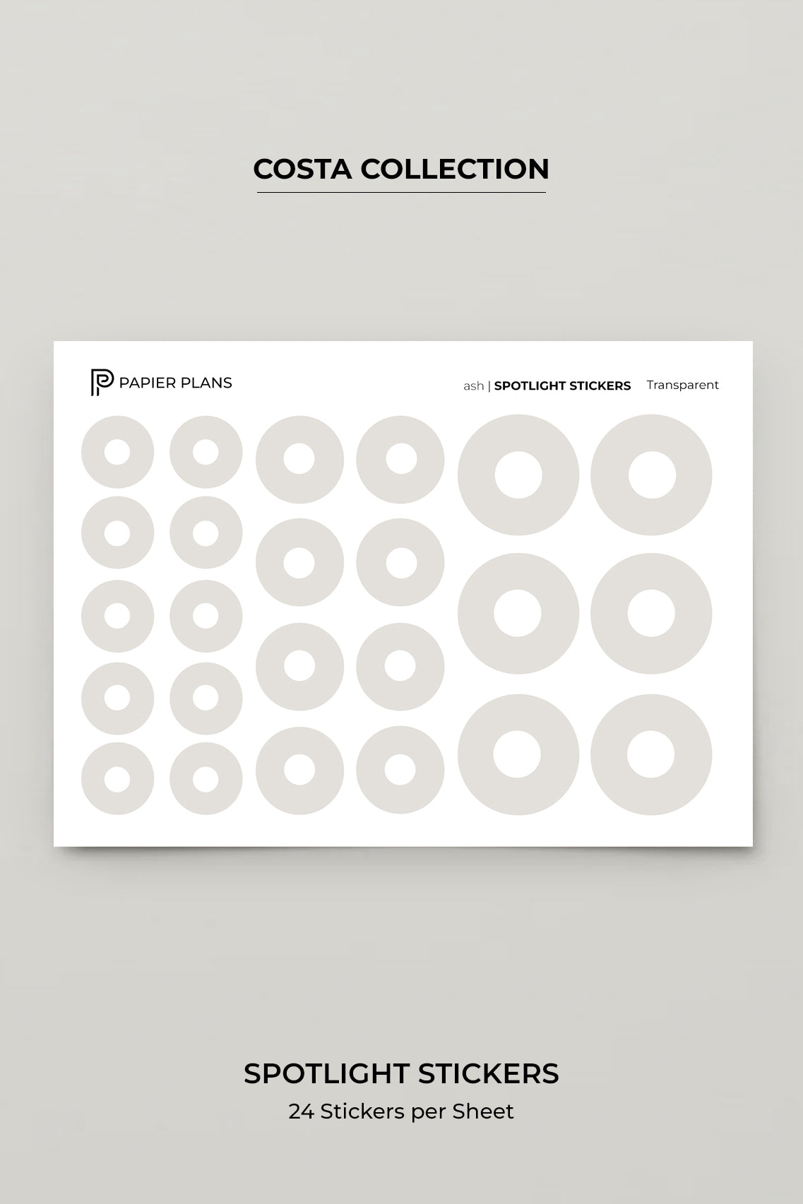 Spotlight stickers - Costa Collection