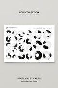 Spotlight stickers - Cow