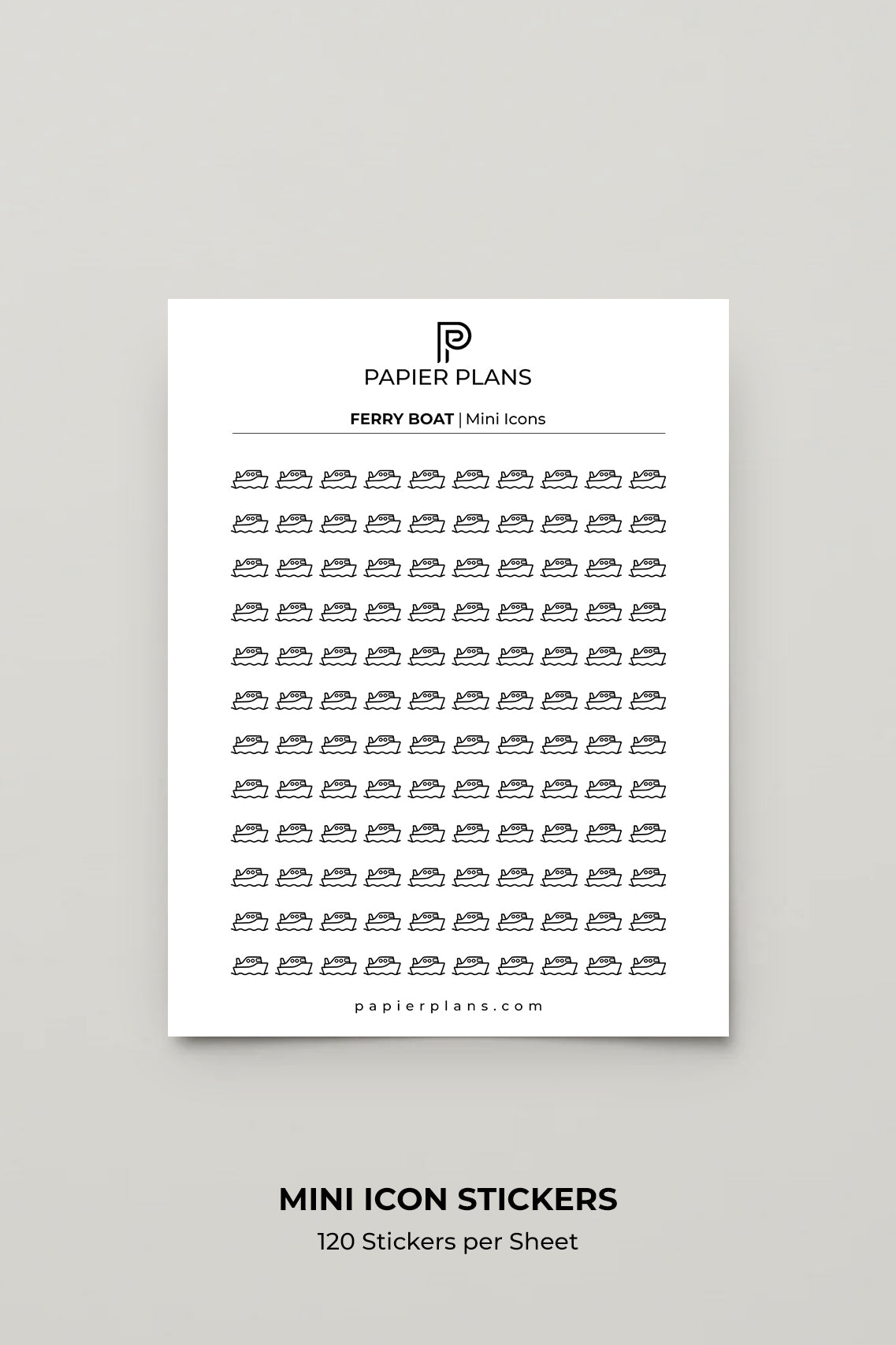 Mini Icons - Ferry