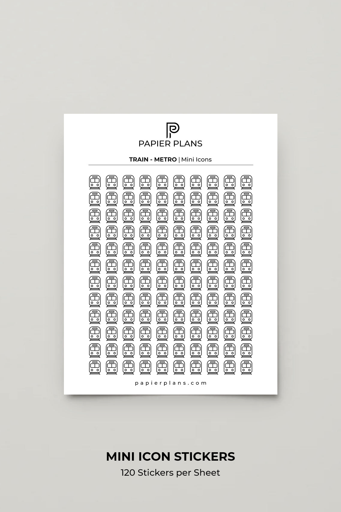 Mini Icons - Train / Metro