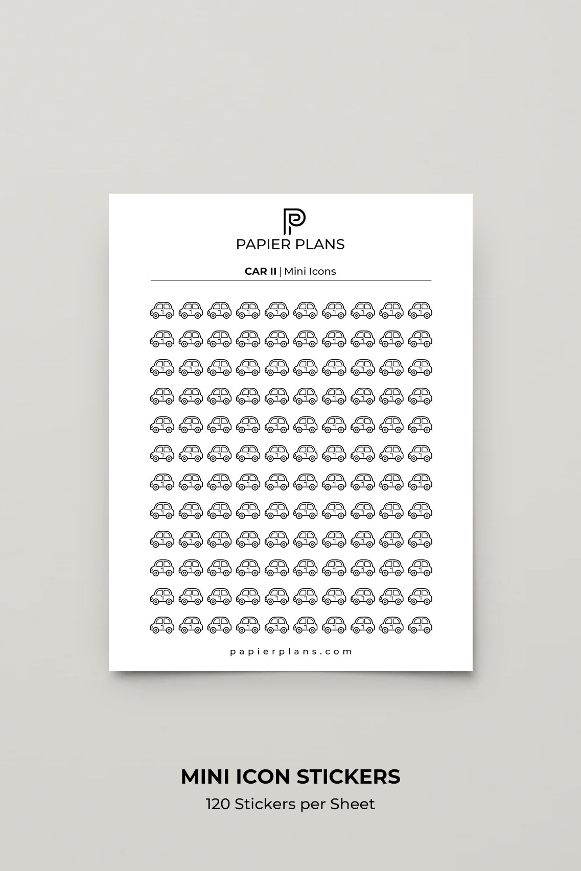 Mini Icons - Car (Option 2)