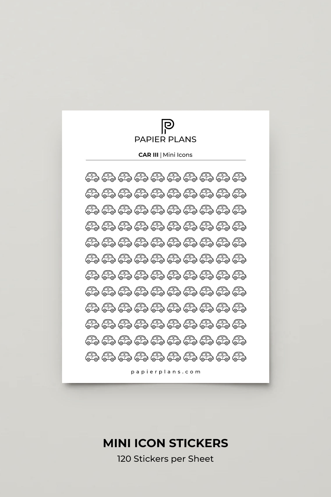 Mini Icons - Car (Option 3)