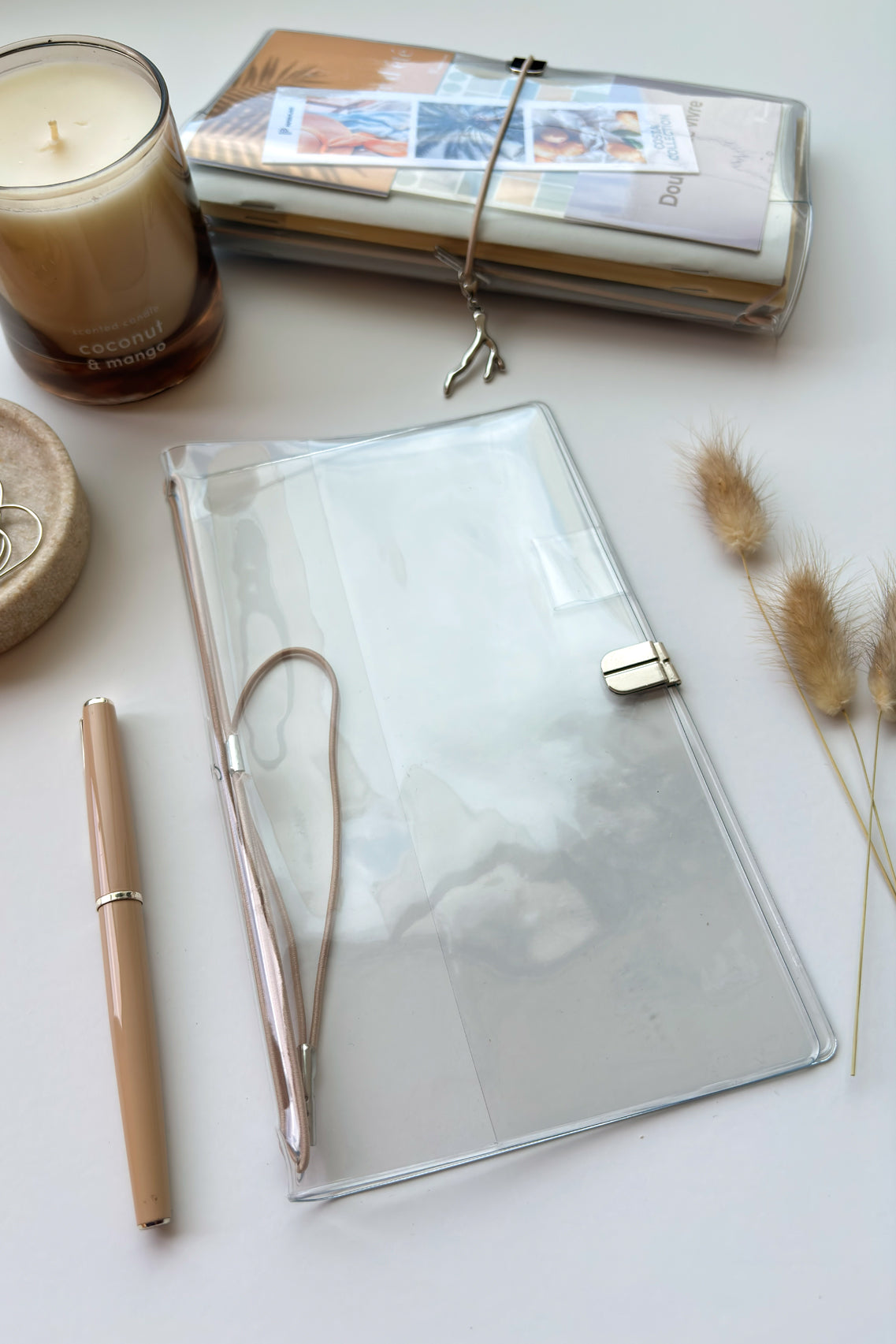 Travel Notebook Vinyl Clear Cover | A5 Slim