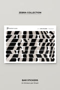 Bar Stickers - Zebra Print