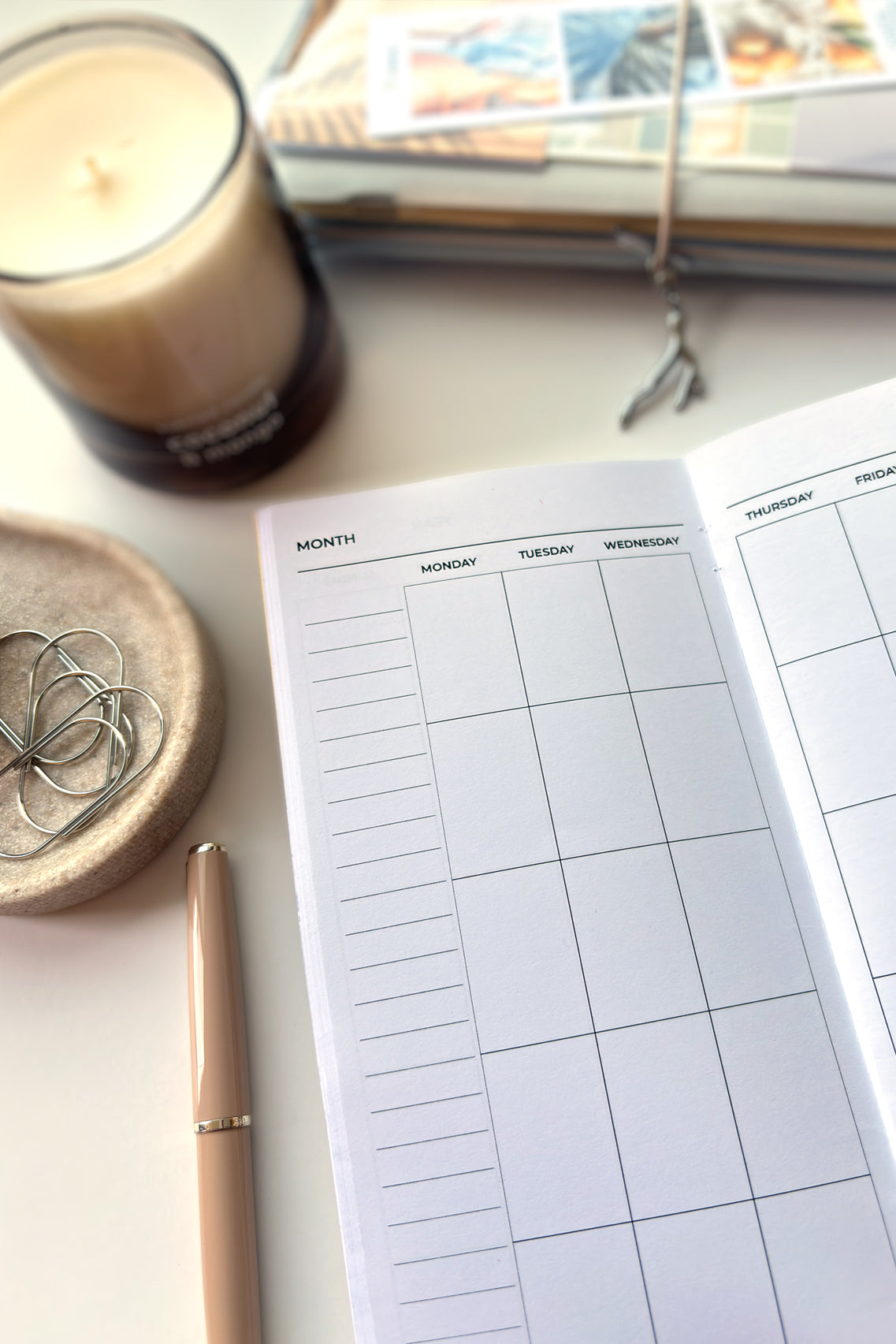 Travel Notebook - Monthly - Undated