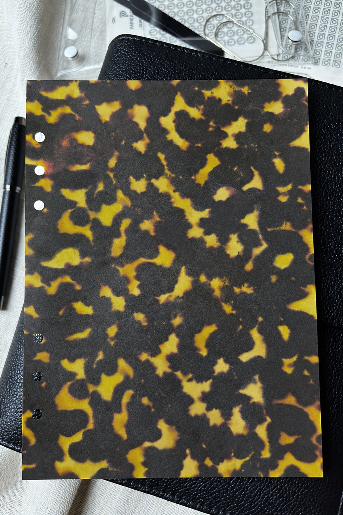 Vellum Planner Dashboard - Carey Print