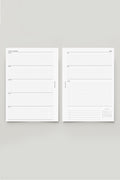 2026/2027 Weekly Horizontal Insert | Monday Start