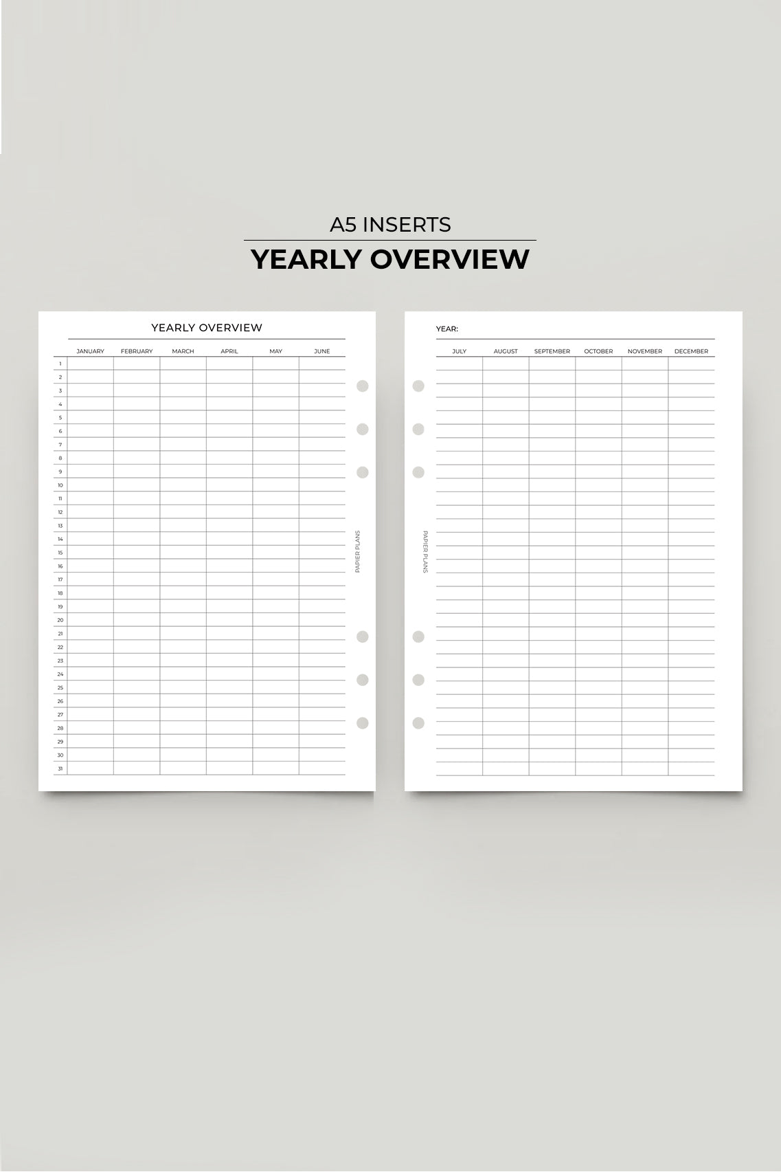 Yearly Overview